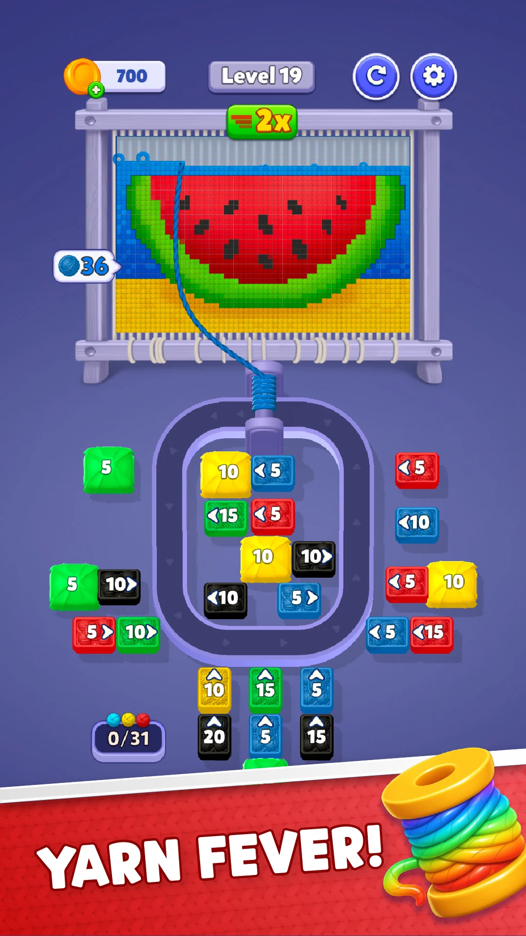 Wool Jam: Yarn Loop Puzzle screenshot