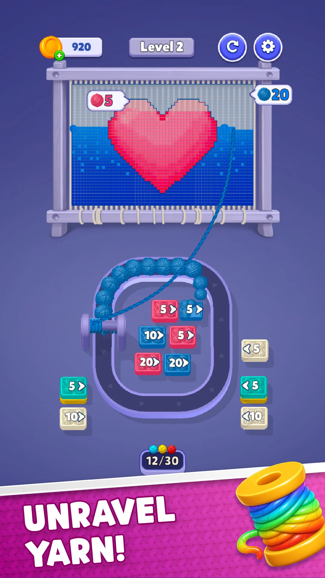 Wool Jam: Yarn Loop Puzzle screenshot